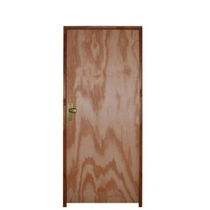 Kit Porta Lisa Mescla 70 X 210 Batente Ecológico 09cm Fechadura Interna Lado Direito - Hale
