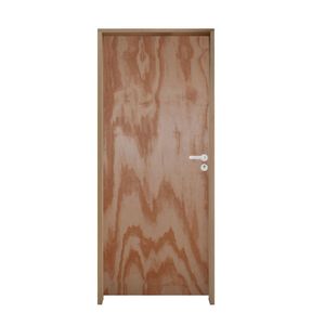 Porta Lisa Mescla Batente Ecológico 14 Cm Fechadura Externa Cromada 72 X 2.10 Esquerdo - Hale