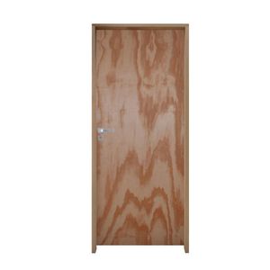 Porta Lisa Mescla Batente Ecológico 09 Cm Fechadura Modena Externa Cromada 72 X 2.10 Direito - Hale