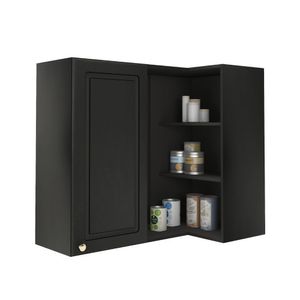 Armário Canto Reto Firenze 96cm 1 Porta Chumbo