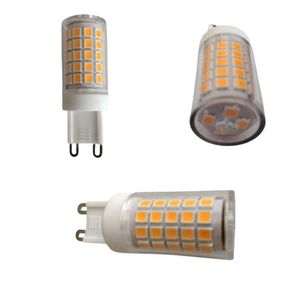 Kit 40 Lâmpadas De Led G9 7w Branco Quente 3000k Para Lustres E Arandelas