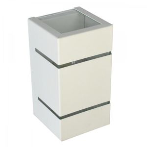 Arandela 2 Focos E 2 Frisos Retangular- Soquete G9 (il1803) Branco