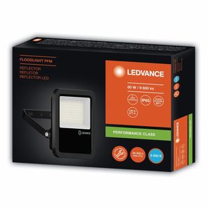 Refletor Led 80w Floodlight Leadvance Preto 80w 5000k