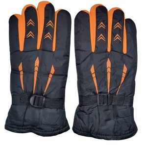Luva De Moto Motoqueiro Esportiva Antiderrapante Frio Snow Laranja