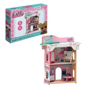 Playset Quebra-cabeça 3d Casa Da Lol 23 Peças Xalingo