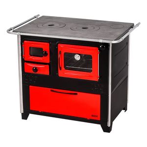 Fogão A Lenha Prime Box Direito N2 Vermelho