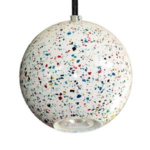 Luminária Bella Luna Carnaval Branca Pendente