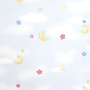 Papel De Parede All Kids Céu Estrelado H2911201 Rolo 10m X 0,53m