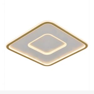 Querolustre Plafon Dcx03118 58w 3000k Dourado