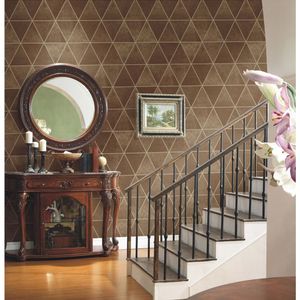 Papel De Parede Nature Wall Triangle Fur N-16123 - Rolo 10m X 0,53m