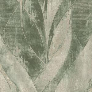 Papel De Parede Concrete Folhagem Verde 520057