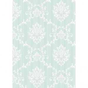 Papel De Parede Flow Damask Fundo Riscado A8011006 Rolo 10m X 0,53m