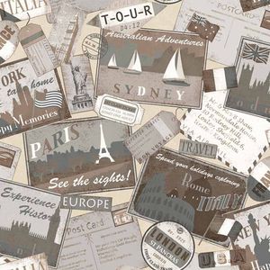 Papel De Parede My Adventures Ma66102 - Rolo 10m X 0,53m