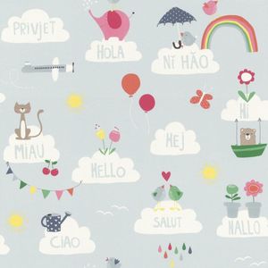 Papel De Parede Bambino Xviii Divertido 249439 Rolo 10m X 0,53m