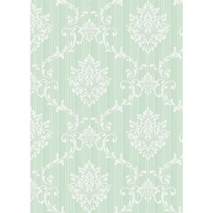 Papel De Parede Flow Damask Fundo Riscado A8011007 Rolo 10m X 0,53m