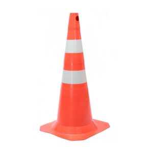 Cone Fit Laranja E Branco (75cm) - Plastcor