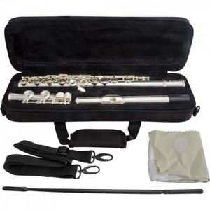 Flauta Transversal C Hfl-5237s Prateada Harmonics