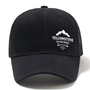 Boné De Beisebol Masculino Da Fazenda Dutton De Yellowstone Preto