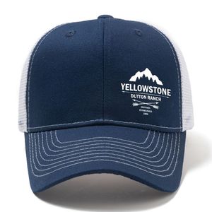 Boné De Beisebol Masculino Da Fazenda Dutton De Yellowstone Azul Marinho