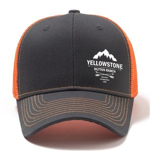 Boné De Beisebol Masculino Da Fazenda Dutton De Yellowstone Laranja
