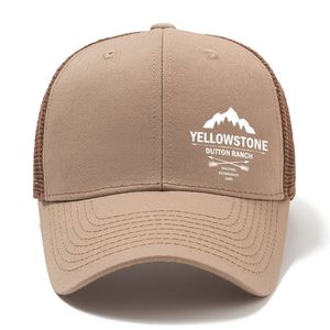 Boné De Beisebol Masculino Da Fazenda Dutton De Yellowstone Bege
