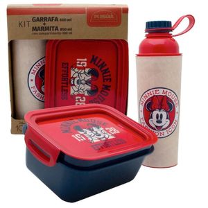 Kit Lancheira Minnie Plasutil