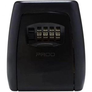 Mini Cofre De Parede Para Chaves Jóias Dinheiro Pado - Preto [f118]