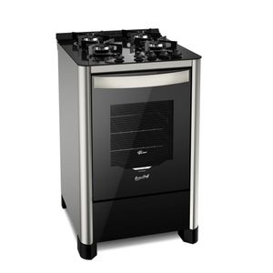 Fogão De Piso Fischer 4 Queimadores Gran Cheff Gás Bivolt