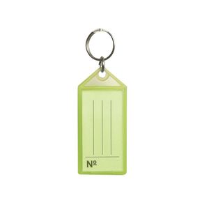 Pote Com 24 Chaveiro Plastico Acrimet 141 Amarelo Neon