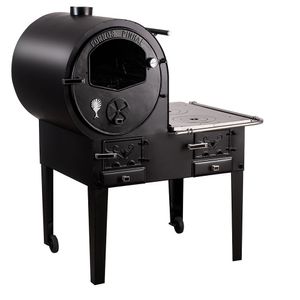 Forno Acoplado Prime Preto Sem Caixa Chapa F.f. Na Dir