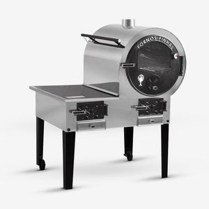 Forno Acoplado Prime Inox Chapa Vitro Na ESQ N1