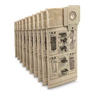 Kit de Filtros de Papel para Aspiradores CV - 10 Unidades