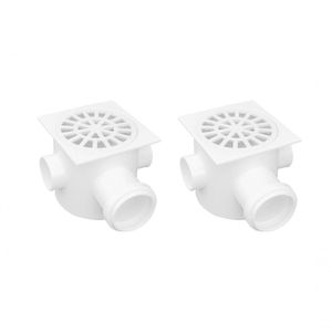 Kit C- 2 Caixa Sifonada Dn100 3 Entradas E Saída Dn50 Akato