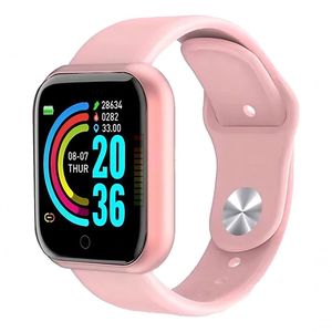 Relógio Inteligente Bluetooth 4.0 Smartwatch D20 1.3" 150mah Cor:rosa