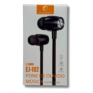Fone Arbshop Hmaston Ej-101 Com Fio Cor:preto