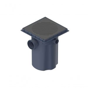 Caixa De Gordura Limpeza Dn100 Cinza Tigre