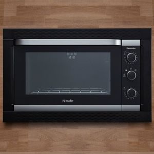 Forno Elétrico De Embutir Mueller Decorato Preto 44L Preto 110V