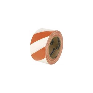Fita Zebrada Laranja-branco 70mmx200mt Plastcor