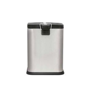 Lixeira Quadrada Jaspe 6l Mor