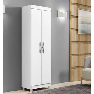 Multiuso New Roma 2 Portas Com Chave Benetil Móveis Branco