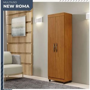 Multiuso New Roma 2 Portas Com Chave Benetil Móveis Cinamomo