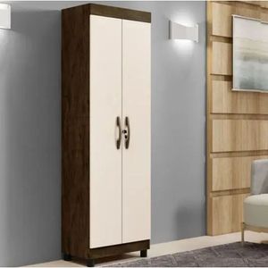Multiuso New Roma 2 Portas Com Chave Benetil Móveis Imbuia Off