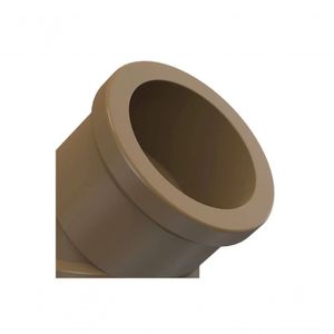 Joelho 45° Soldável 20mm Marrom Tigre