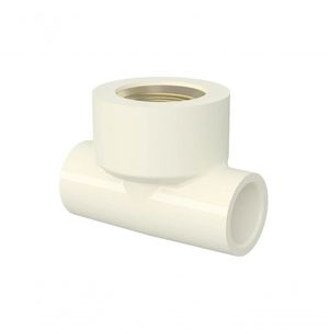 Tê De Transição Aquatherm 3-4''x22mm Branco Tigre