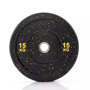 Anilha Olímpica Bumper High Temp 15 Kg Absolute Preto
