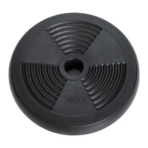 Anilha 3kg Ciment Para Kit Bonafit Preto