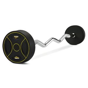 Barra Montada W Polyurethane 15kg Intense Ahead Sports Preto