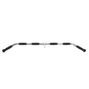 Pulley Puxador Costas Emborrachado Ahead Sports 122cm Prata