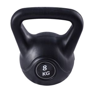 Kettlebell Black Cimento 8 Kg Preto Ahead Sports AS2205