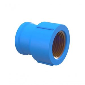 Luva Azul Com Bucha De Latão 1-2''x25mm Tigre